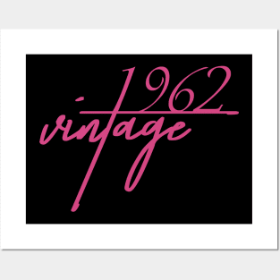 1962 Vintage. 58th Birthday Cool Gift Idea Posters and Art